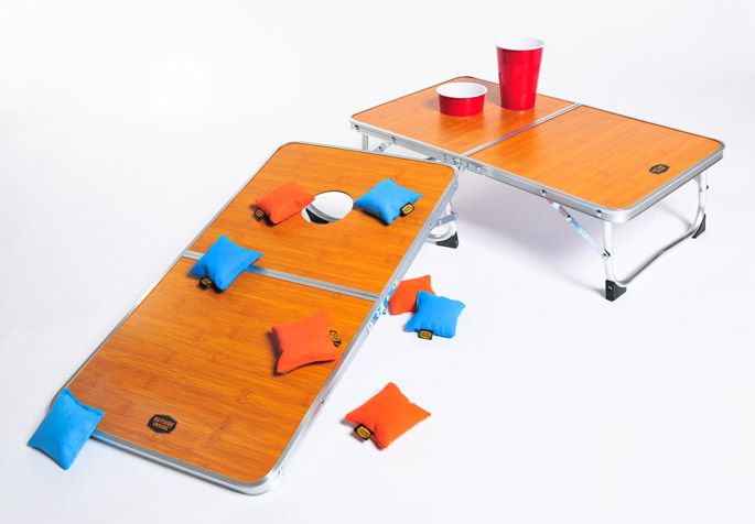 OUTSIDE INSIDE CORNHOLE TABLES image 0