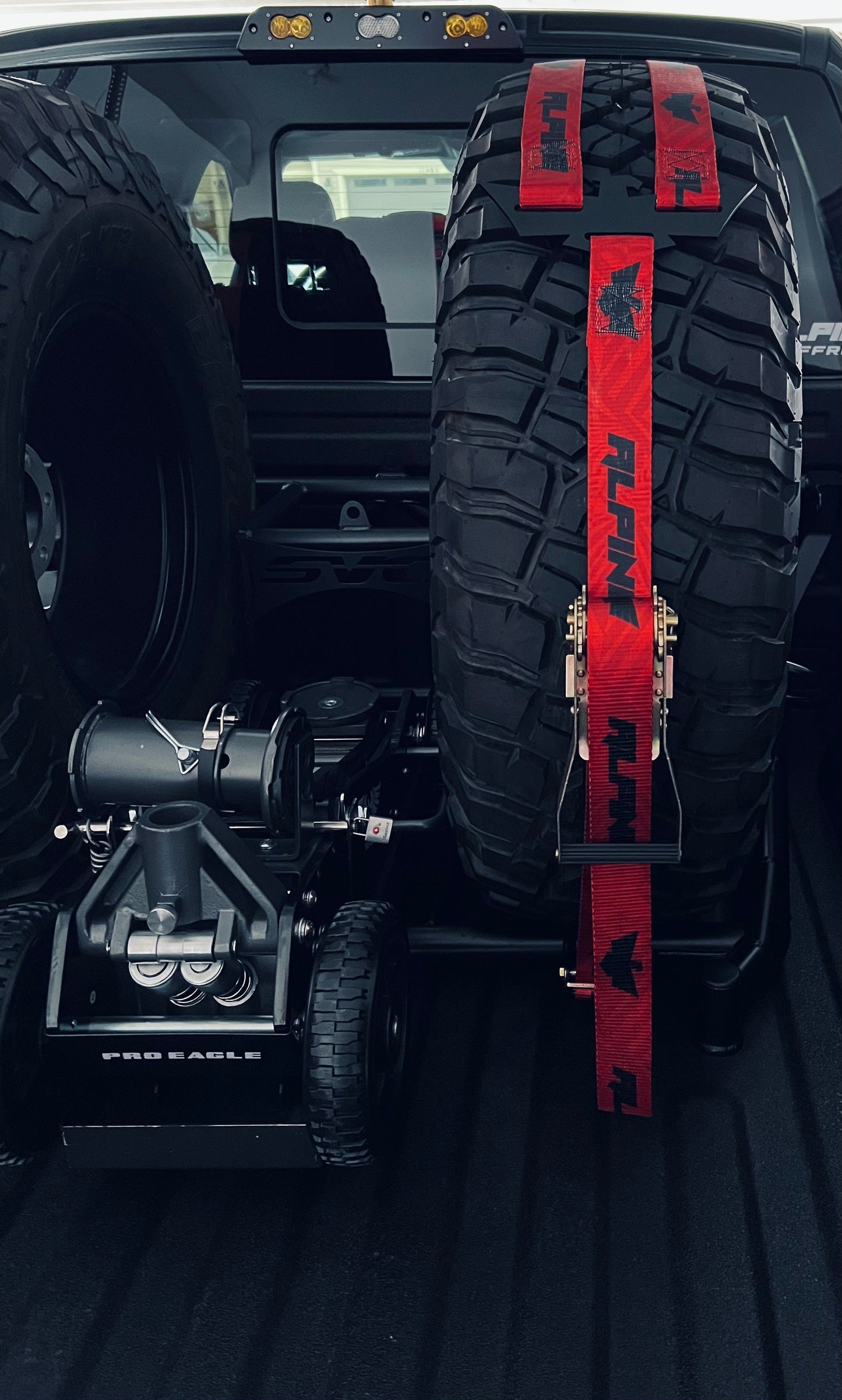 Alpine Double Eagle Straps- Red Dazzle (single strap)