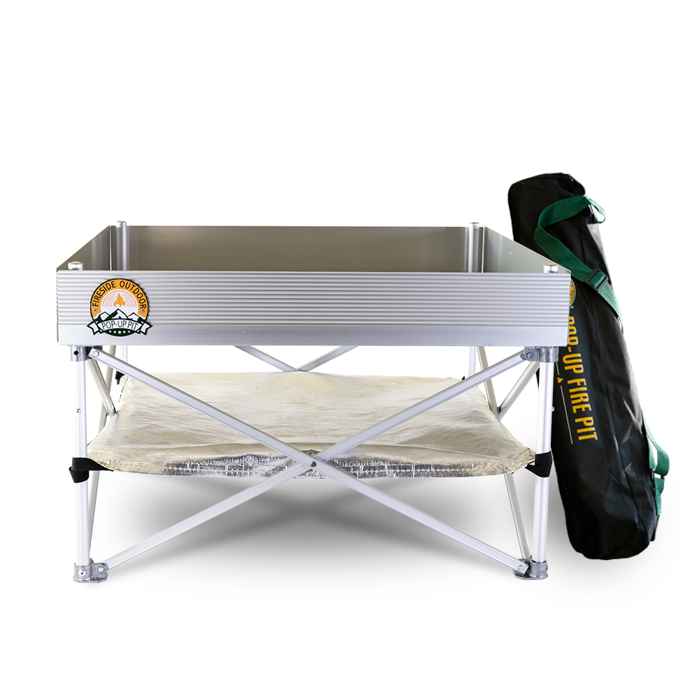 Pop-Up Fire Pit & Heat Shield Combo image 2