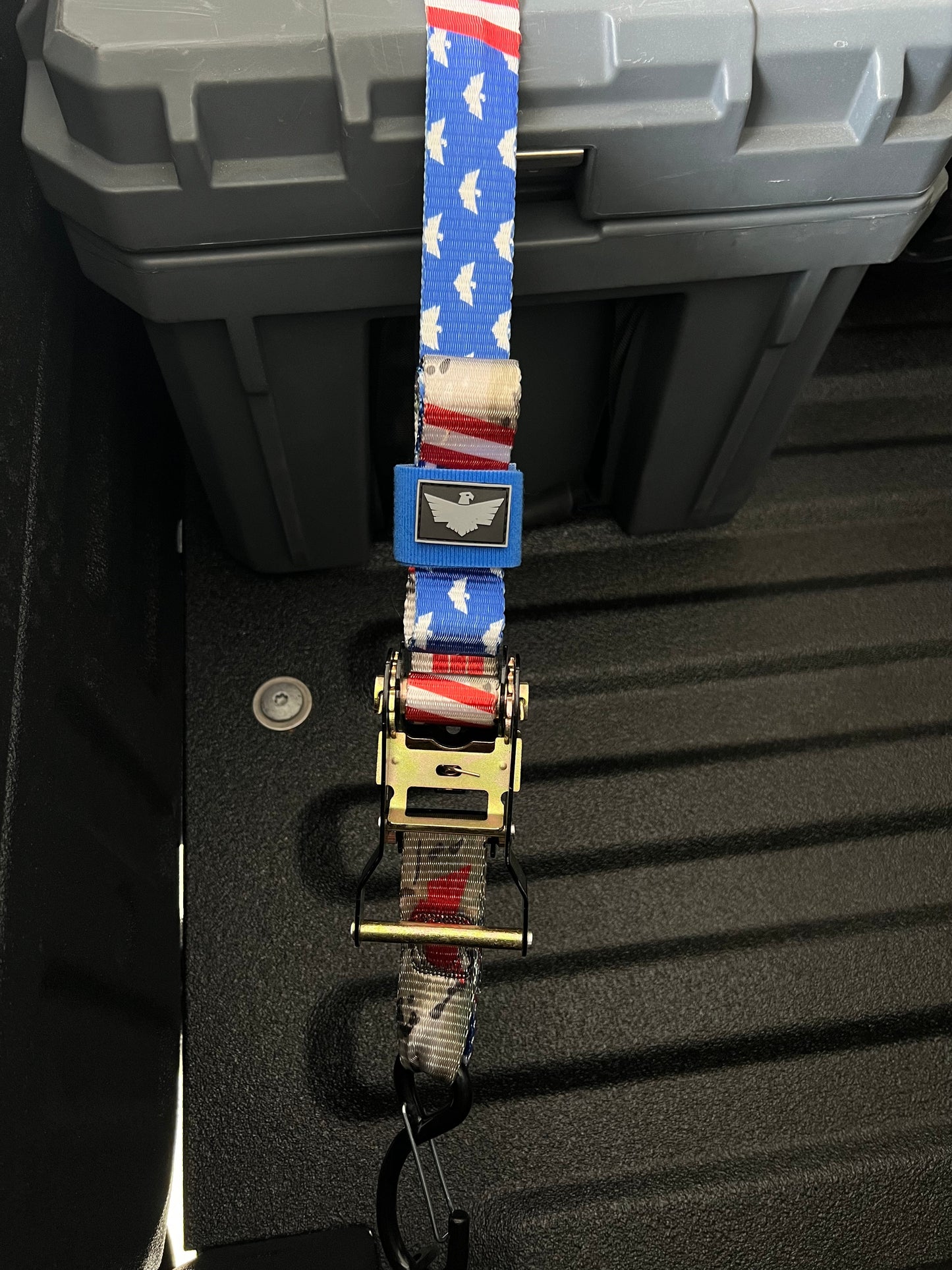 Alpine Strap Keeper-Blue (sold in pairs)