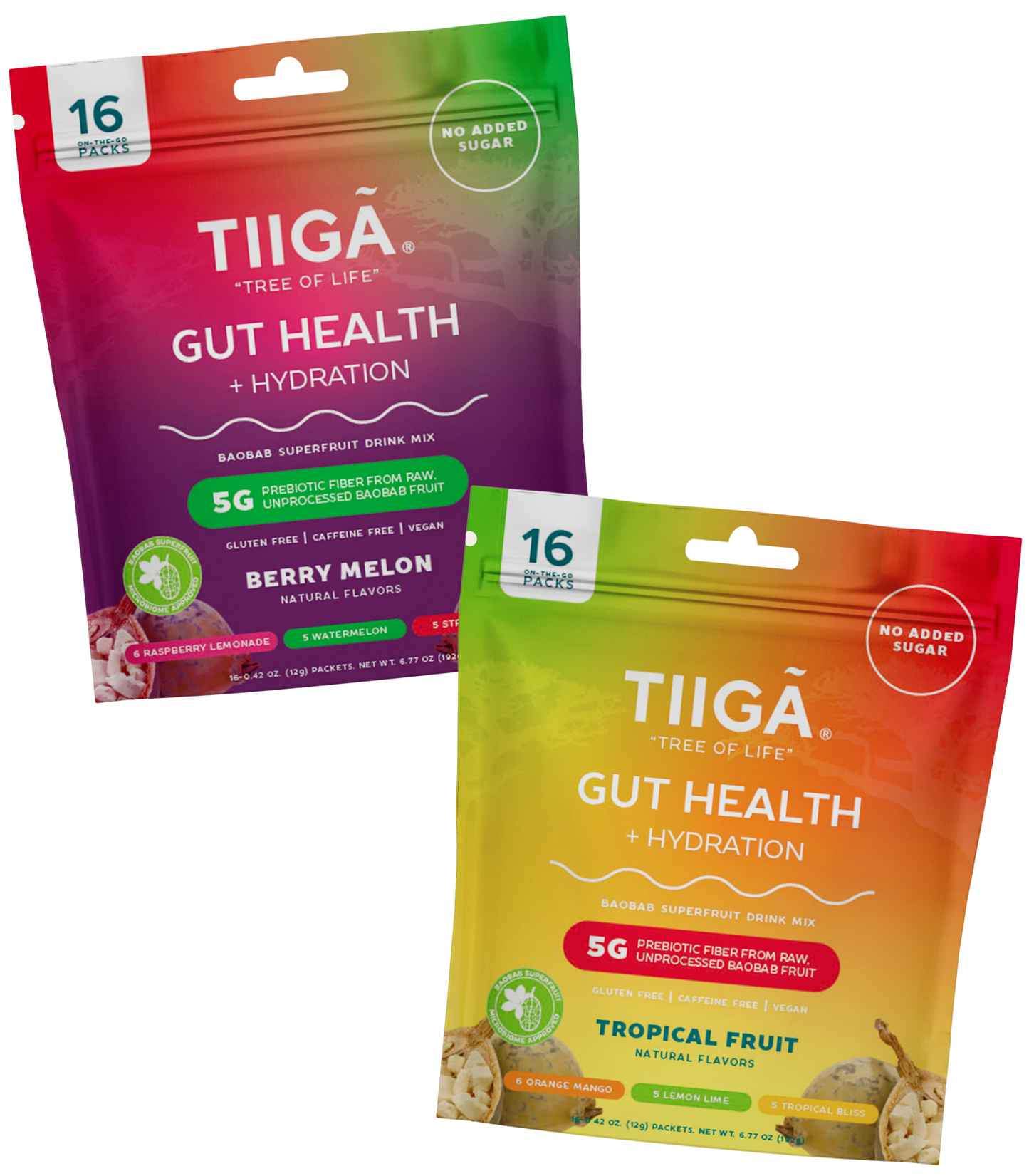 TIIGA Gut Health + Hydration | Variety Packs