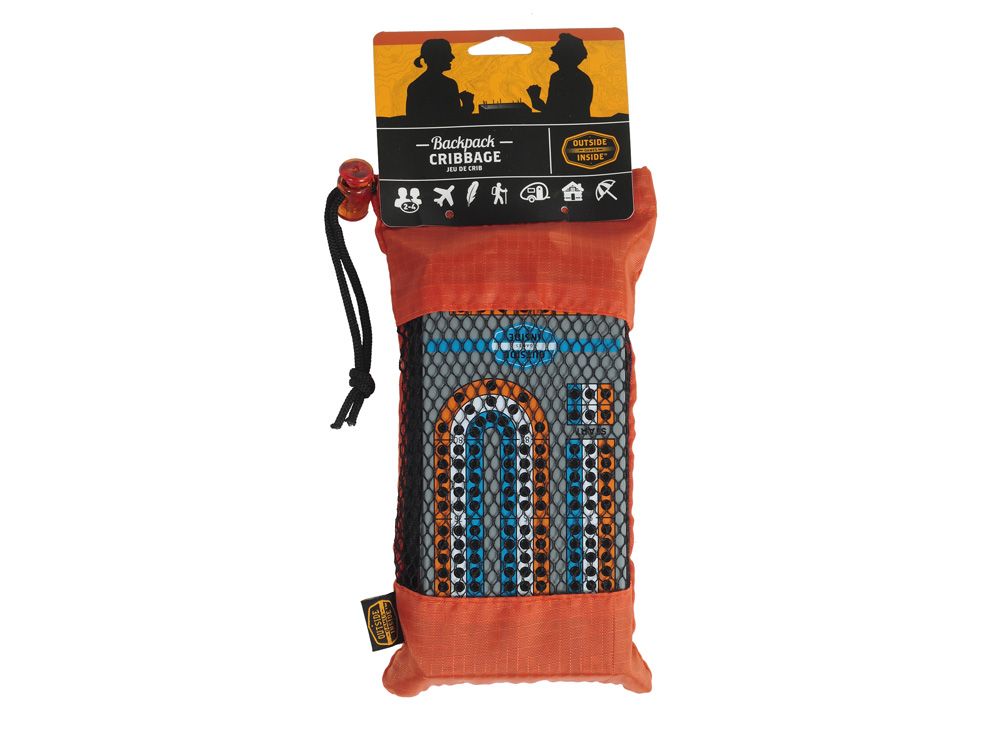 OUTSIDE INSIDE TRAVEL BACKPACK CRIBBAGE BOARD image 3