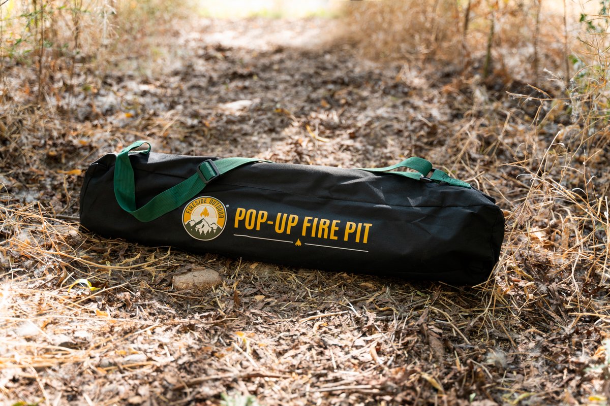 Pop-Up Fire Pit & Heat Shield Combo image 6