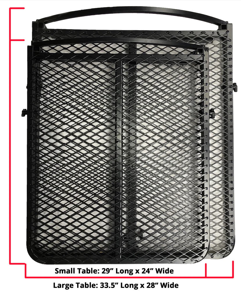 Large Black Steel Tire Table image 2