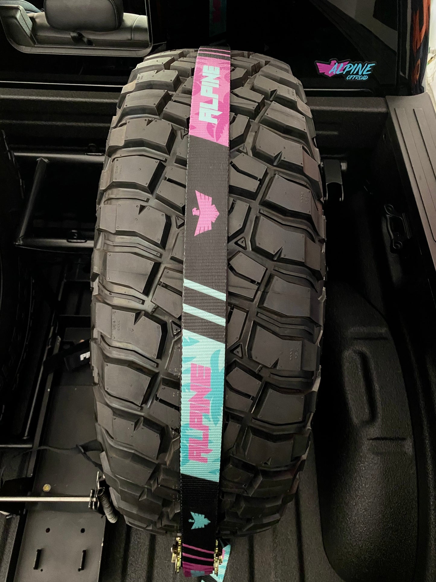 Miami Nights Tire Tie Down (Single Strap)