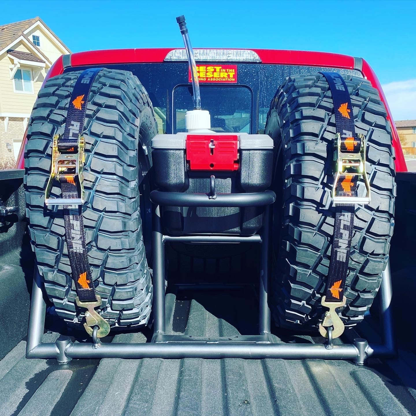 Black OG Tire Tie Down (Single Strap)