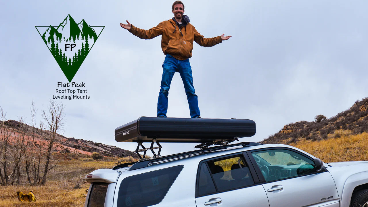 Flat Peak Universal Roof Top Tent Leveling Mounts
