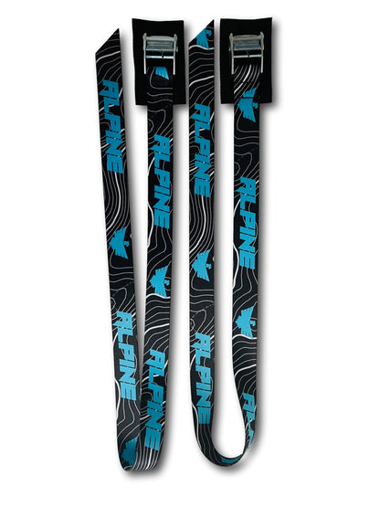 Jack Straps(Pair)- Teal Topo