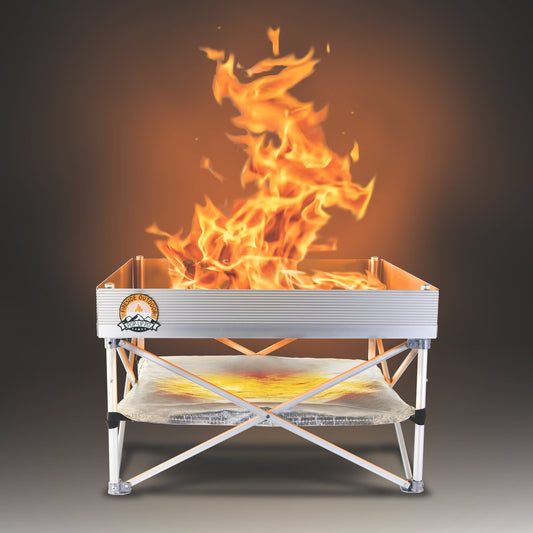 Pop-Up Fire Pit & Heat Shield Combo image 0