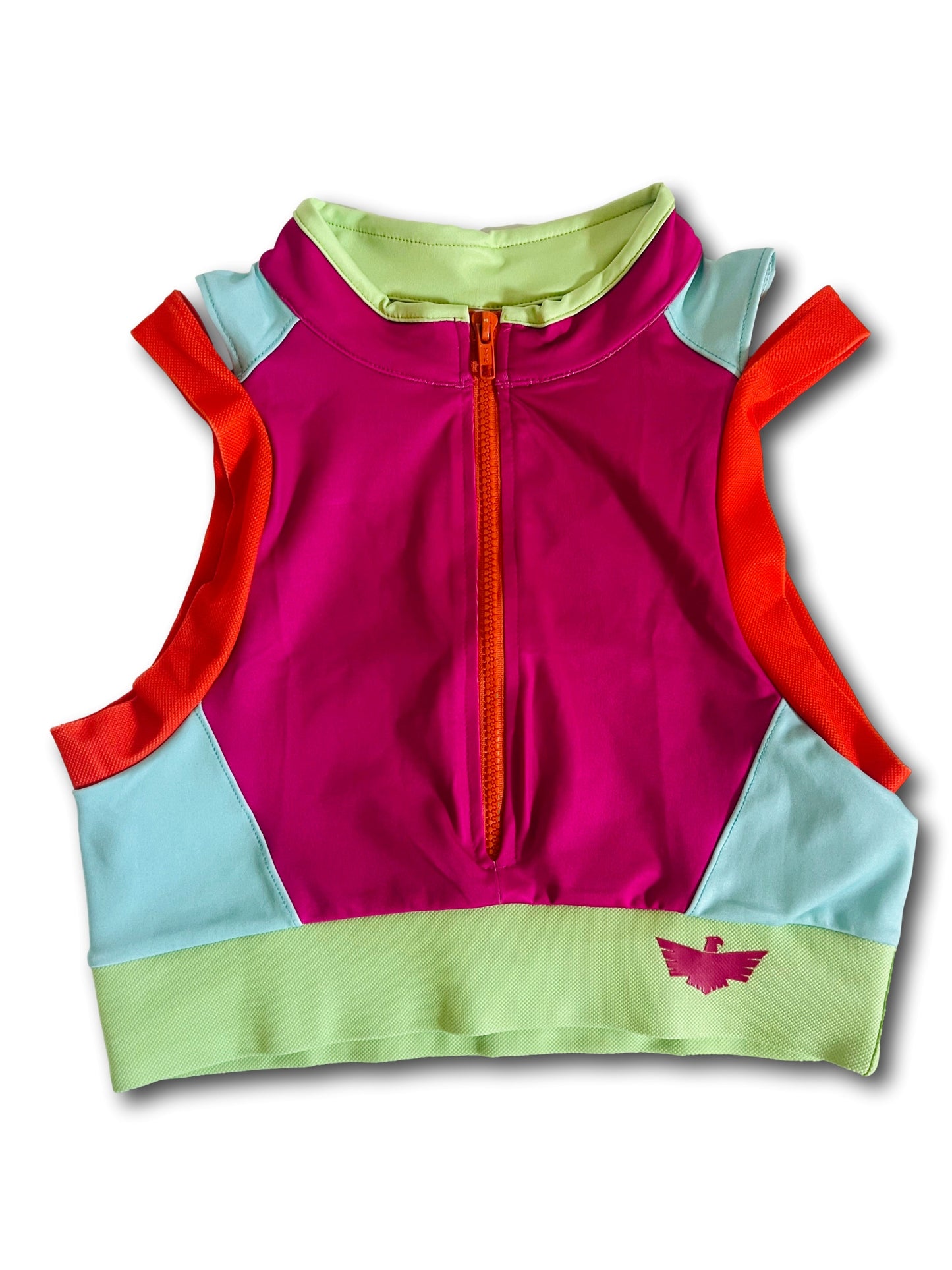 Clearance Neon Women’s Zip Crop Top