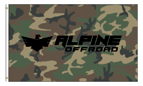 Camo Alpine Offroad Flag