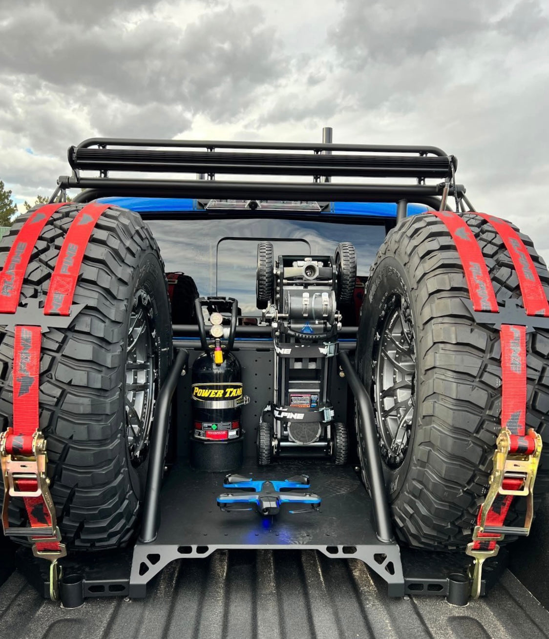 Alpine Double Eagle Straps- Red Dazzle (single strap)