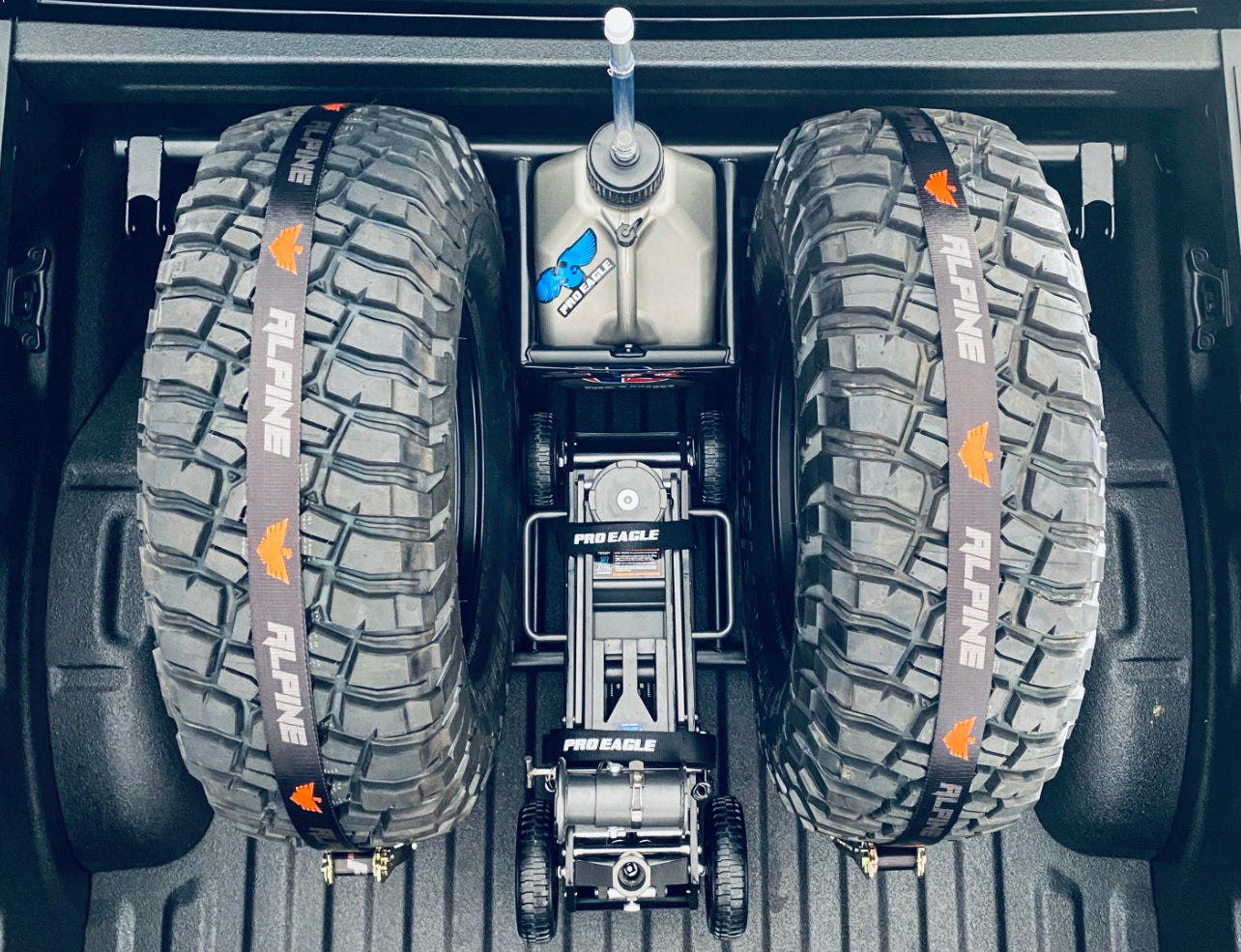 Black OG Tire Tie Down (Single Strap)