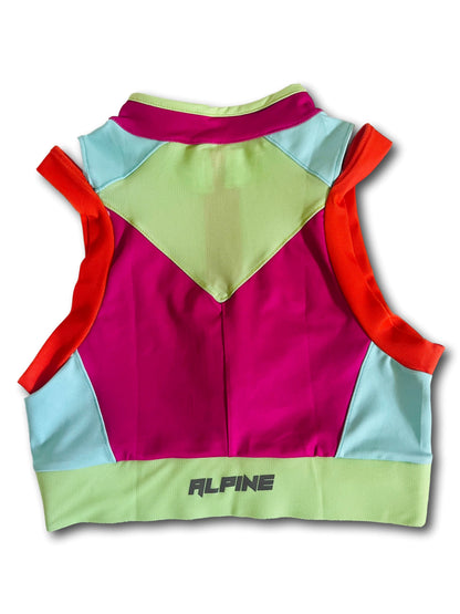 Clearance Neon Women’s Zip Crop Top