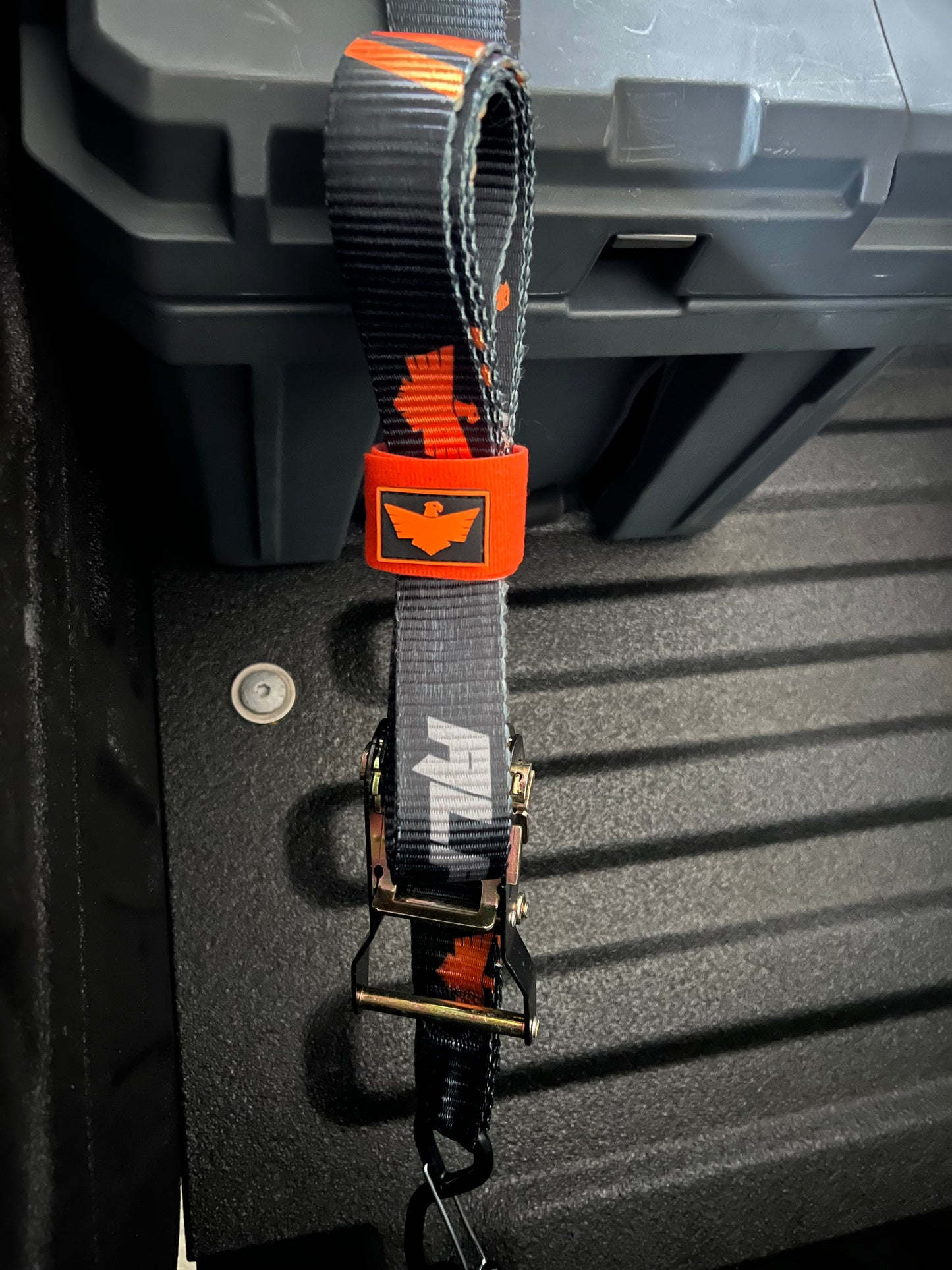 Alpine Strap Keeper-Orange (sold in pairs)