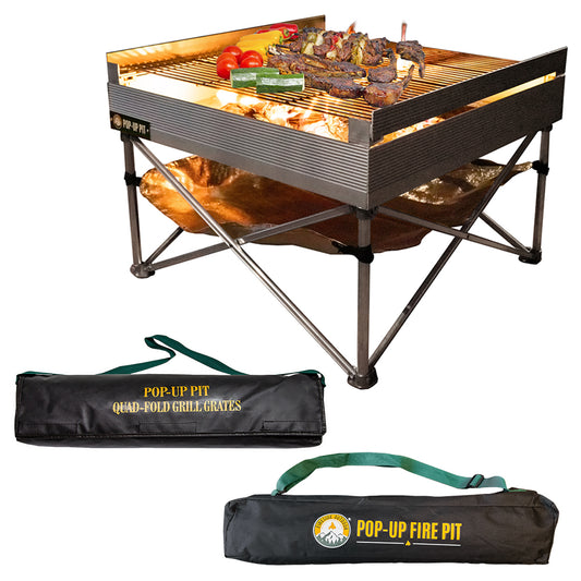 Outdoor Quad-Fold Grill Bundle