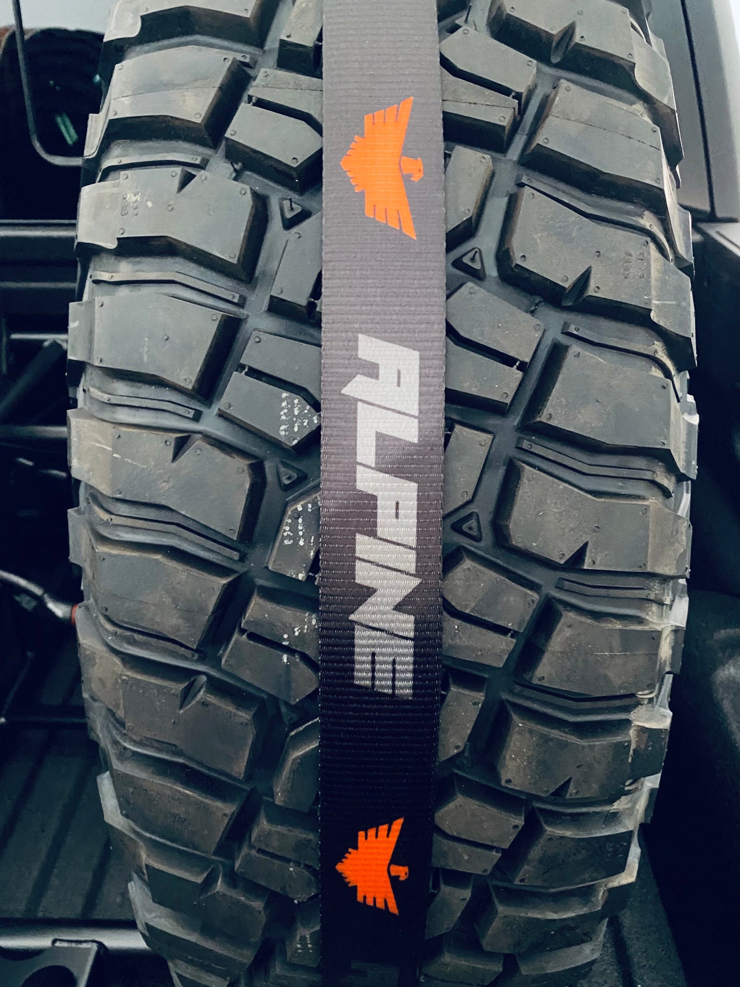 Black OG Tire Tie Down (Single Strap)