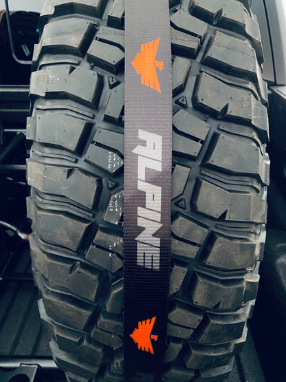 Black OG Tire Tie Down (Single Strap)
