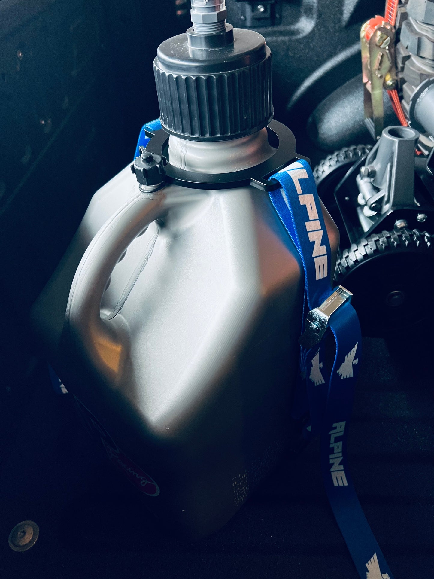 Ring Fuel Jug Strap- Blue