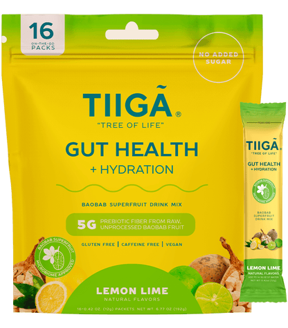 TIIGA Gut Health + Hydration | 16 Pack Bags