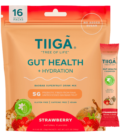 TIIGA Gut Health + Hydration | 16 Pack Bags