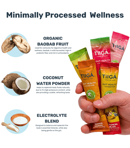 TIIGA Gut Health + Hydration | 16 Pack Bags