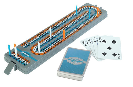 OUTSIDE INSIDE TRAVEL BACKPACK CRIBBAGE BOARD image 0
